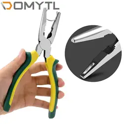 Pliers 8-inch High Carbon Steel Nail Puller/Stripping/Crimping/Circlip Pliers Multifunctional Tip Hand Tools