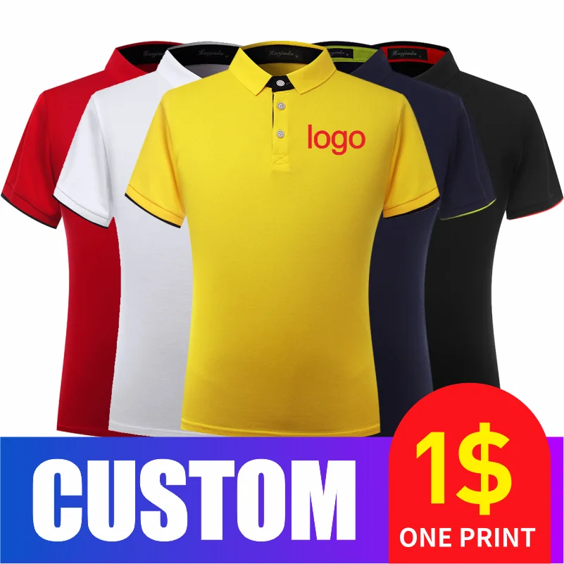 Coct camisa polo de manga curta 2021 barato casual negócios barato escola personalizado bordado camisa polo de manga curta