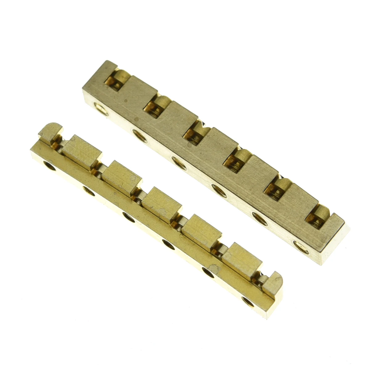 Tuerca de guitarra de bronce de fondo curvado, 42mm, altura ajustable, de latón, compatible con Strat/Tele de 43mm para guitarra eléctrica Gibson Les Paul/LP SG
