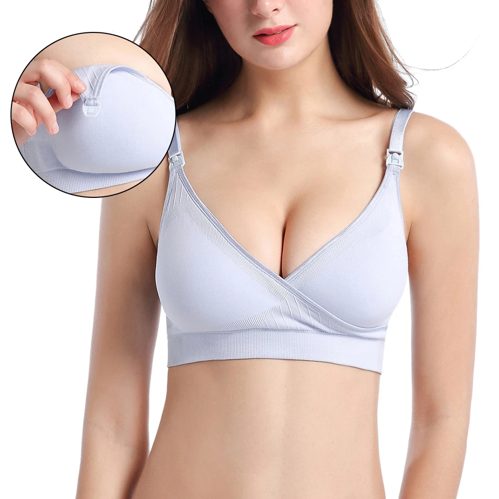 

Women Seamless Sleeping Bra Ladies Pregnant Wirefree Nursing Breastfeeding Bra Women Pregnancy Breast Sleep Underwear