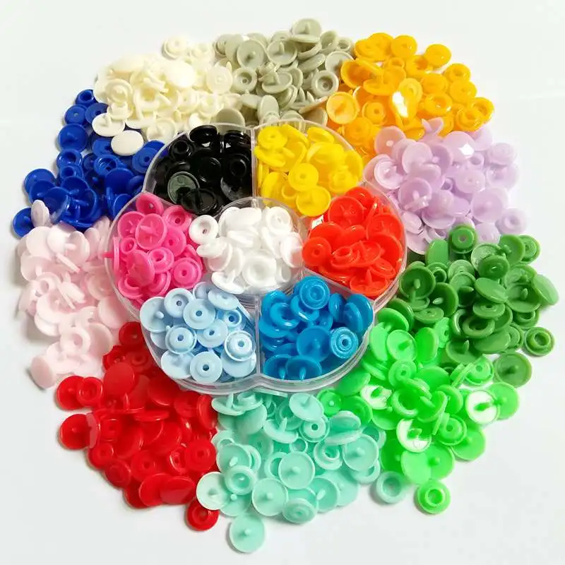 50set/lot  T5 12mm Snap Buttons Resin snap buttons clothing accessories Press Stud Fasteners plastic snaps buttons