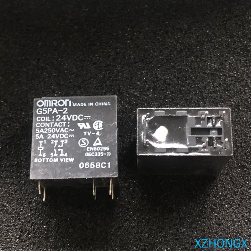 G5PA-2 G5PA-2-24VDC G5PA-2-12VDC  24V  12V  5A 6PIN