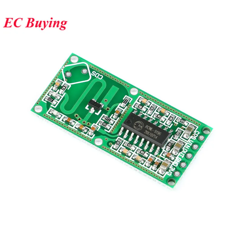 5pcs/1pc RCWL-0516 Micro Wave Radar Sensor Switch Board RCWL 0516 Microwave Human Body Induction Intelligent Module Output 3.3V