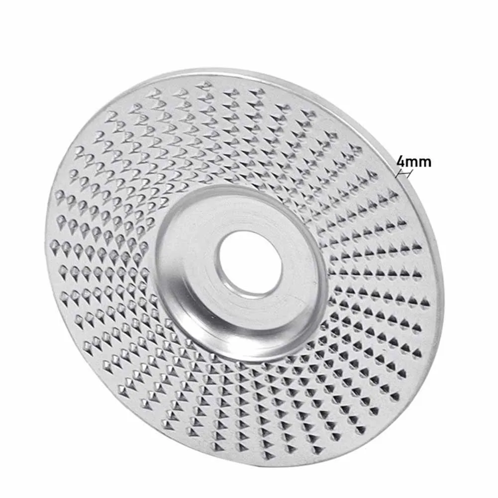 Amoladora angular de disco abrasivo, herramienta rotativa de tallado y lijado de madera redonda de 16mm, orificio de carburo
