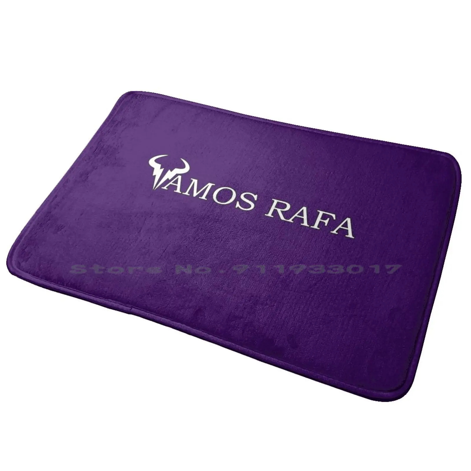 Vamos Rafa Nadal Purple Entrance Door Mat Bath Mat Rug Tennis Nadal Nadal Come On Rafa Nadal 20 20 Grand Slam Trophy Tennis