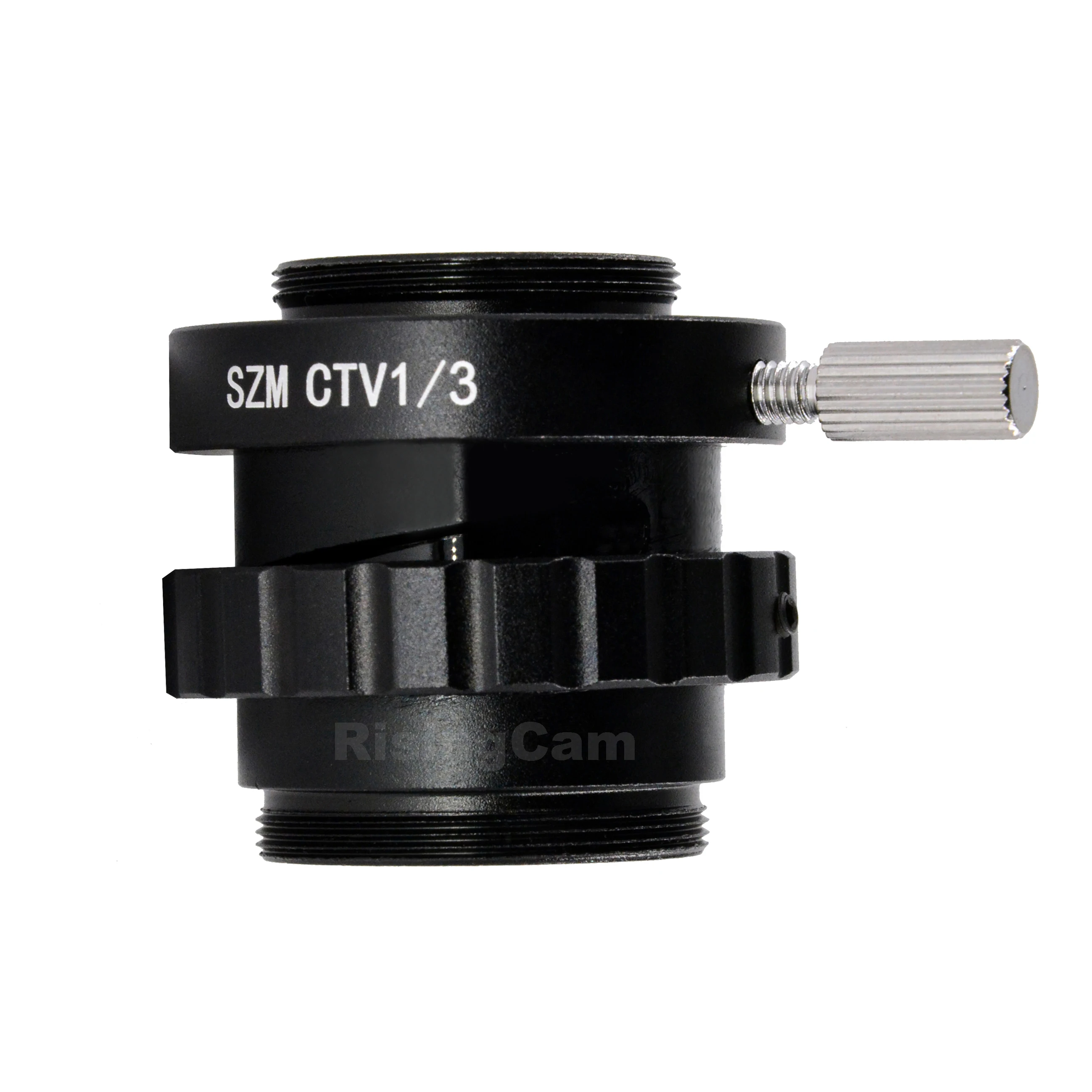 SZMCTV1/3 Focusable C mount microscope adapter compatible for amscope old type Trinocular Stereo microscope