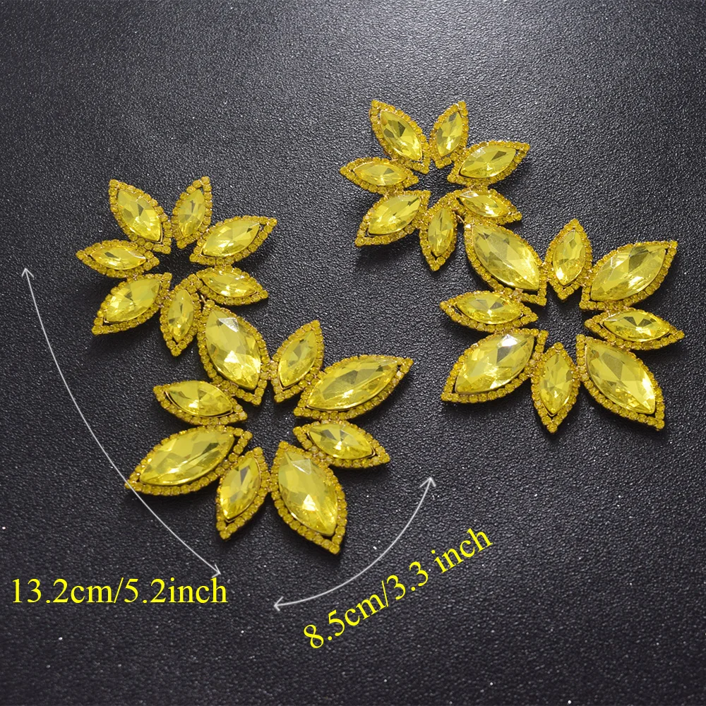 CuiEr 13cm Clip earring Grandiose of atmospheric luxury women earrings for wedding jewelry drop rhinestone earring fashion show