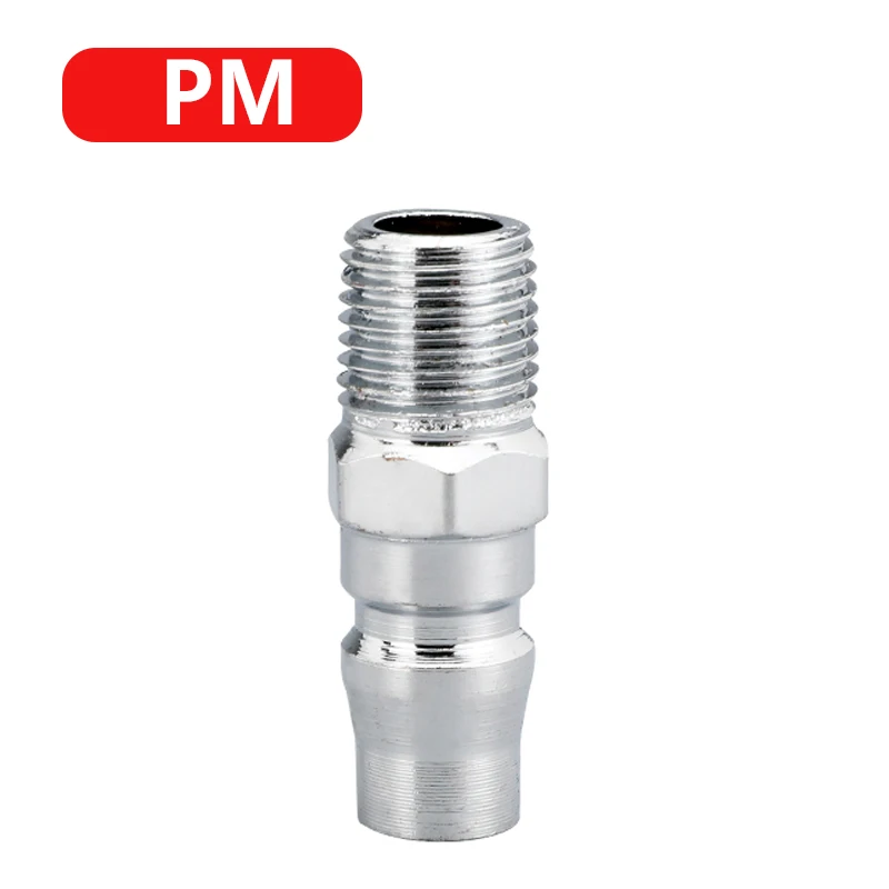 Pneumatische Montage Europese Standaard Luchtleiding Snelkoppeling Connector Coupler Adapter for Luchtcompressor Slangwapen (Color : PH 8MM