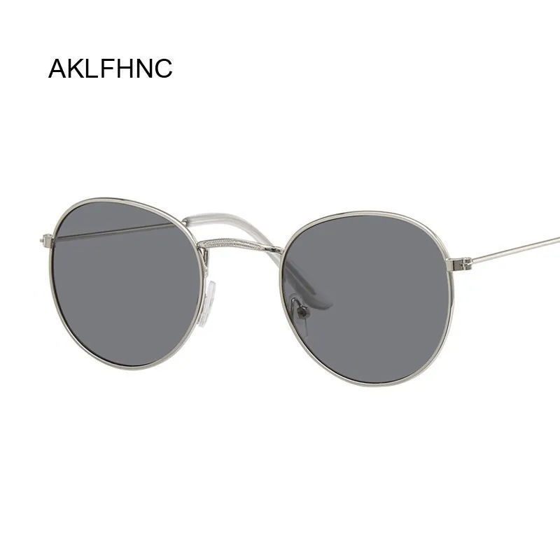 2020 Classic Small Frame Round Sunglasses Woman/Man Brand Designer Alloy Mirror Sun Glasses Female Male Vintage Modis Oculos