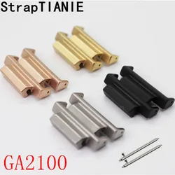 New Stainless Steel Adapter for GA2100 / GA2110 Used to Connect the Case to the Strap, Suitable for Most 22mm Straps