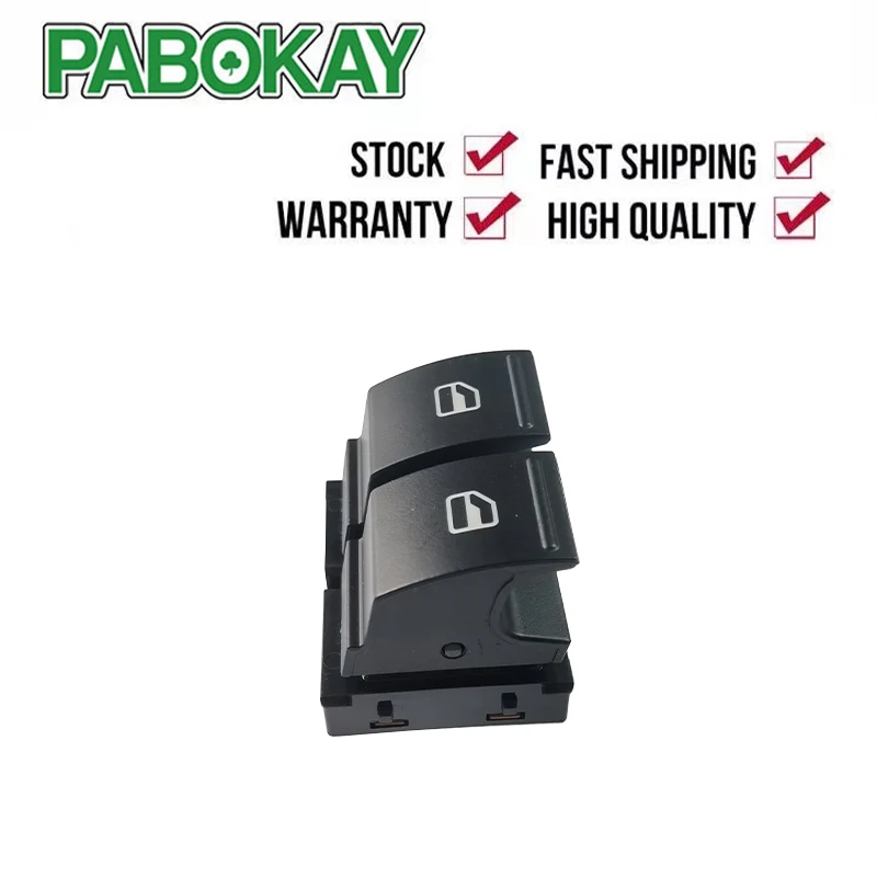 Car Window Switches Driver Side 1Z0959858 For SKODA FABIA MK2 2006-2014 UK Brand New