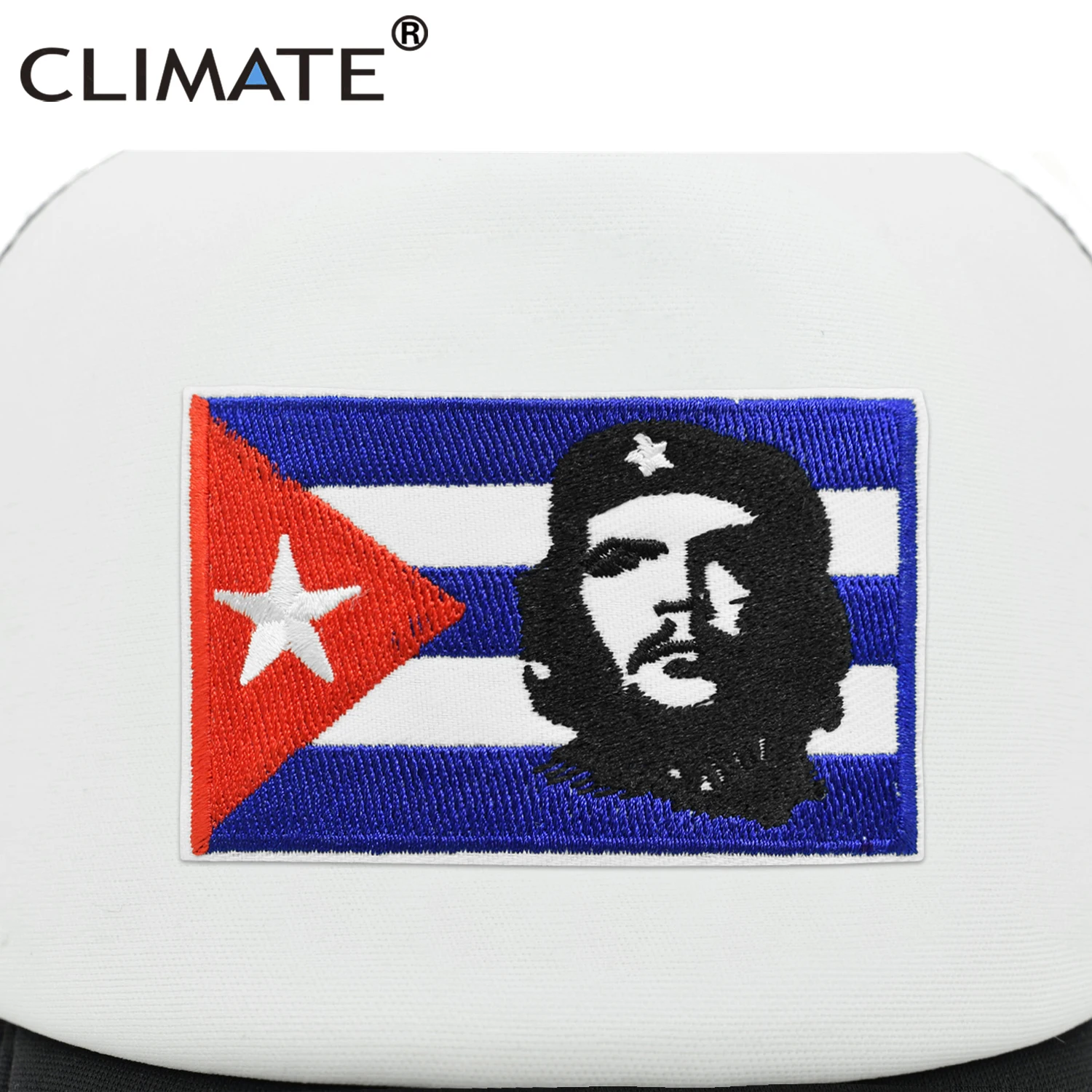 CLIMATE Che Guevara Trucker Cap Cuba Hero Cuba Flag Cap Che Ernesto Guevara Trucker Cap Hat Cap Cool Summer Mesh Trucker Cap