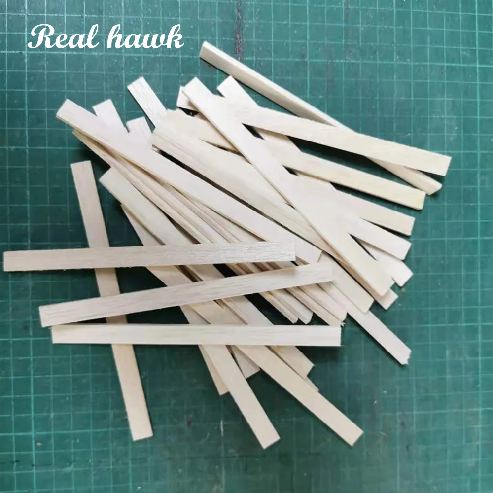 150x10mm Rectangular Natural Balsa Wood Stick Woodcraft Flat Dowel for Kid Model Making DIY Craft Home Wedding Party Decoration