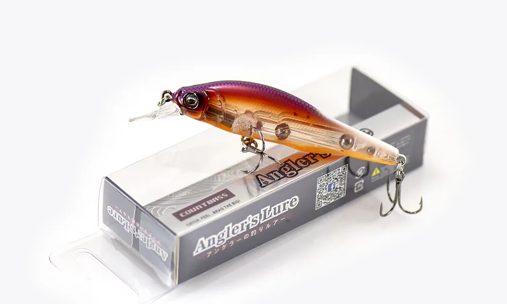 Countbass Sinking Minnow 80mm 3-1/8" 10.8g 3/8 oz. Dive 1.2-2.5m Hardbaits Fishing Lures Wobblers Jerk Your Bait Crankbaits