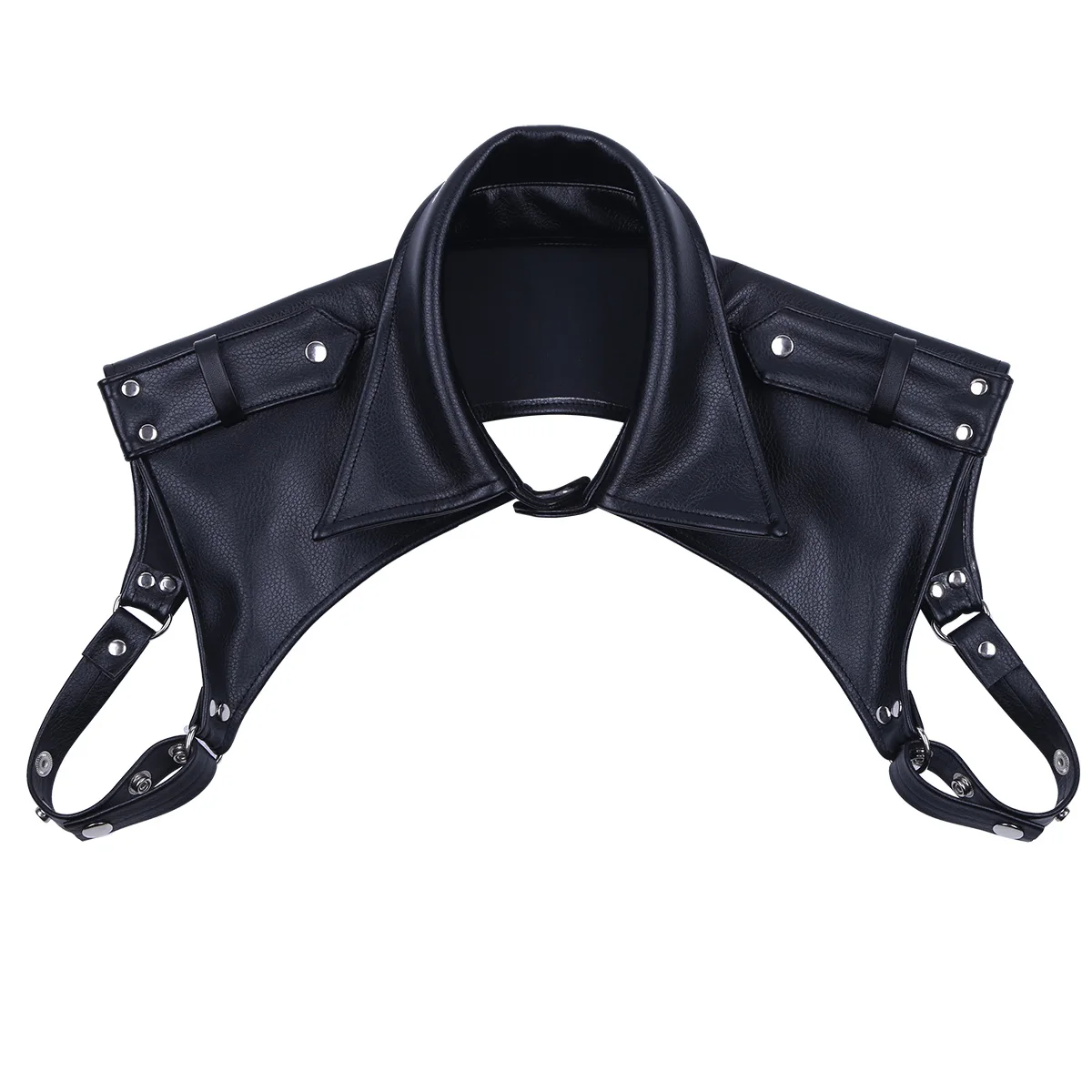 Poitrine réglable en similicuir SFP pour hommes, accessoires de cosplay Kokor, costume de bondage à revers, fête d'Halloween, vêtements pour adultes