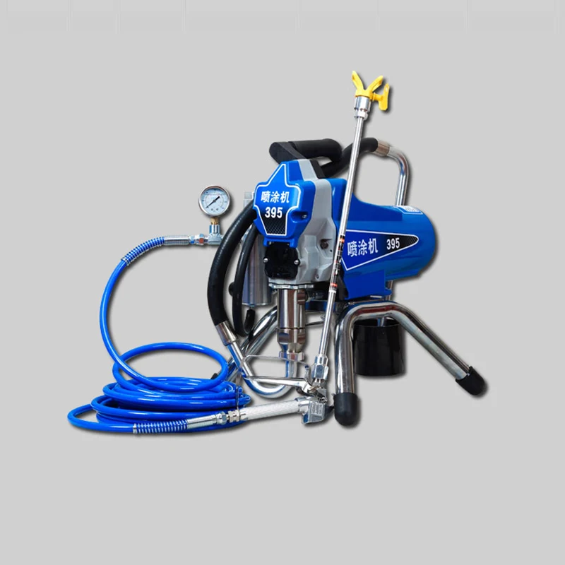 Imagem -04 - Máquina de Pulverização Mal Ventilada Alta Pressão da Pintura do Látex 2200w Revestimento da Parede Máquina de Pulverização Multifuncional Pistola 395
