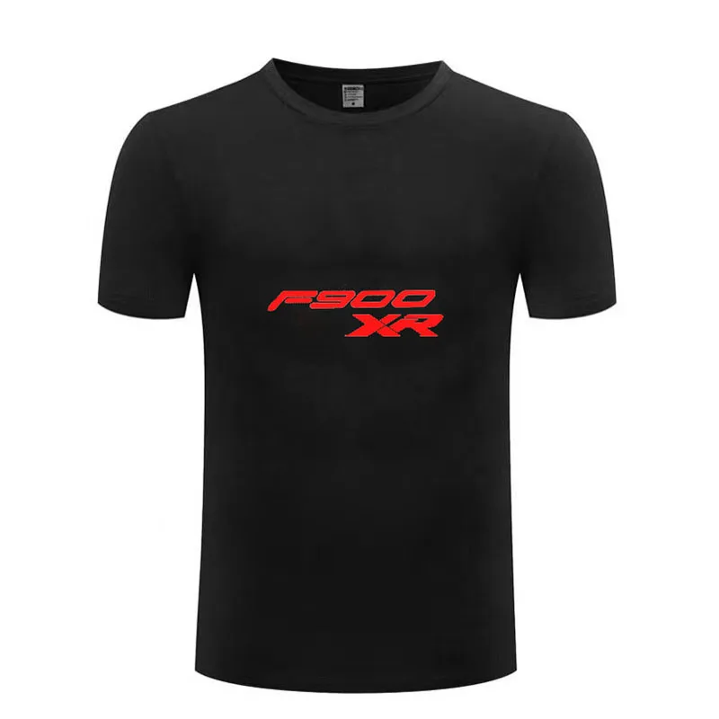 

For BMW F900XR f900xr T Shirt Men New LOGO T-shirt 100% Cotton Summer Short Sleeve Round Neck Tees Male