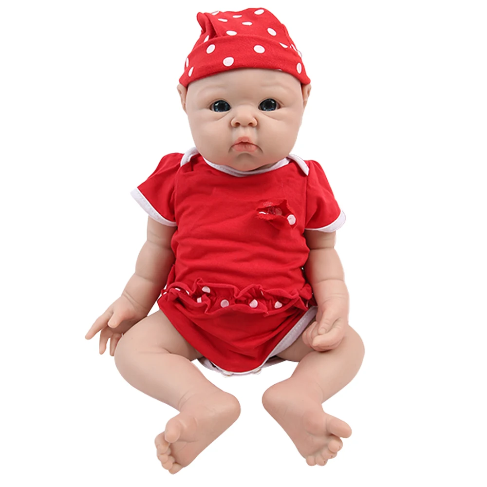 Mina WG1525 47cm 3.29kg 100% Full Body Silicone Reborn Baby Doll realistici giocattoli per bambini bambole morbide per bambini regalo di natale