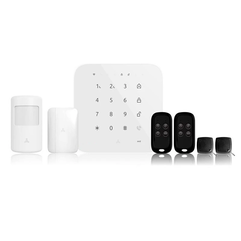 Wireless Home Security Alarm System, Wi-Fi, Intruso, GSM, Smart Life App, Alexa, Google Home, Controle de Voz