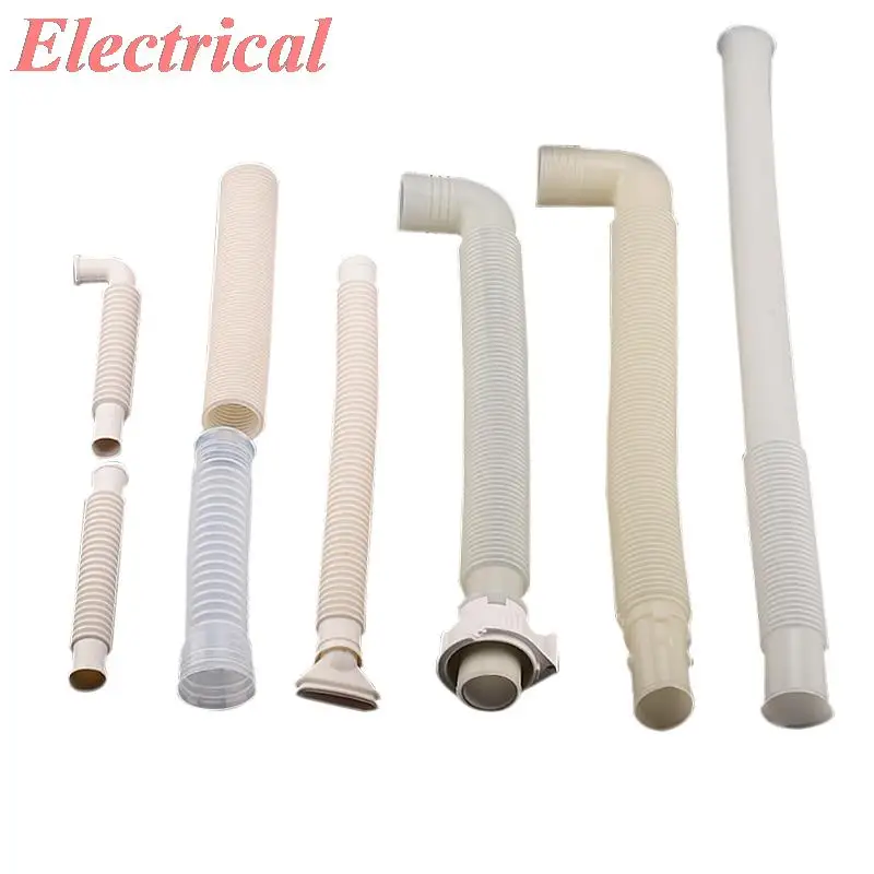 

1pc The Washing Machine Inside Adapter Tube Drain-pipe Universal Tube Insert Connect Overflow Tube Elbow Straight End Water Pipe