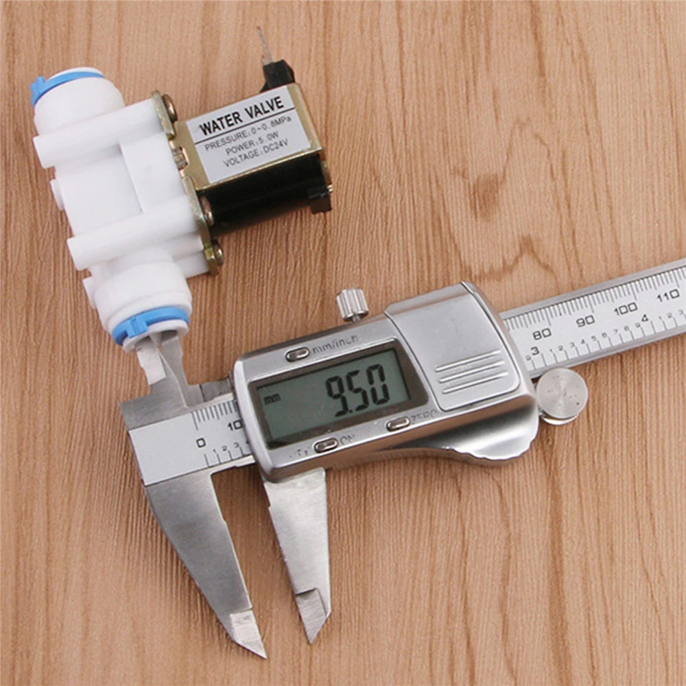 Válvula Solenoide de entrada de agua, purificador de agua de 24V, accesorios de ósmosis inversa RO, interruptor de válvula de montaje rápido, 3/8