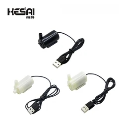 Mini Micro Submersible Water Pump DC 5V USB Low Noise Brushless Motor Pump120L/H