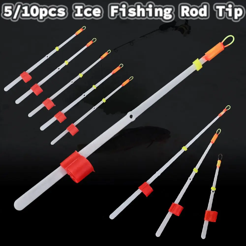 High Quality Spinning Portable Retractable Winter Fishing Pole Carbon Fiber Ice Fishing Rod Tip