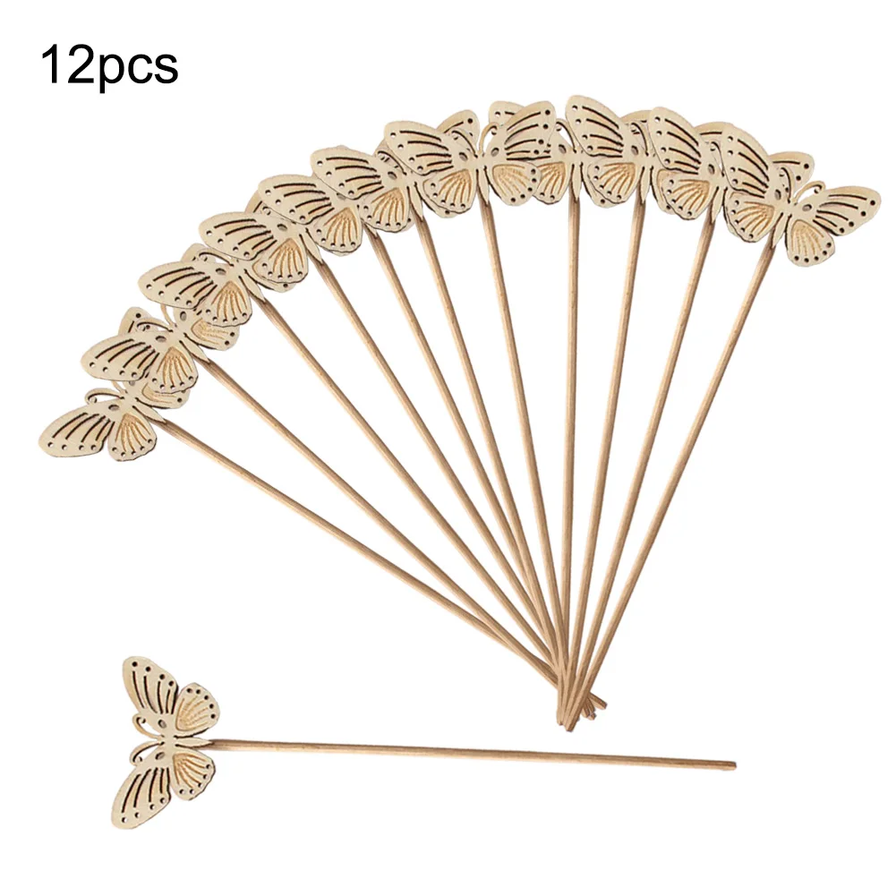 Home Wooden No Fire Reed Diffuser Sticks Bedroom Butterfly Reed Replacement Aromatherapy Supplies For Home Aromatic Incense