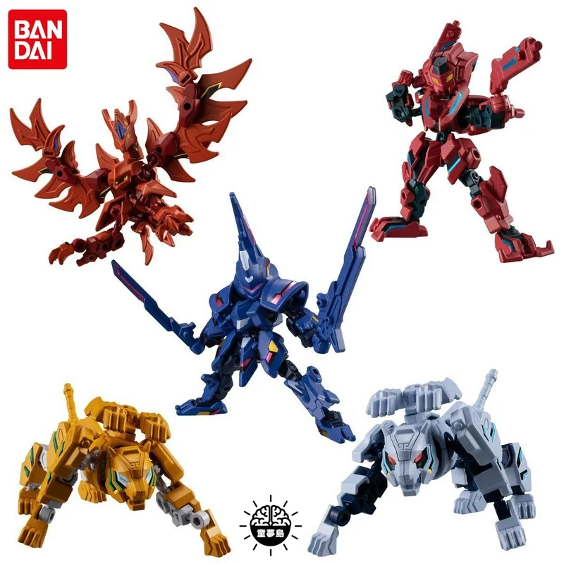 Bandai ของแท้ CANDY TOY ANIMAGEAR ประกอบการเปลี่ยนรูปหุ่นยนต์ข้อต่อ Movable Action รูปเครื่องประดับของเล่น