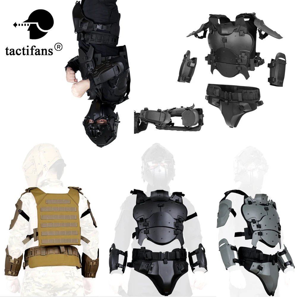 

Tactical Lightweight Army Armor Gears Set Outdoor Multi-function Adjustable Hunting Elbow Pads Waist Seal For Airsoft Paintball