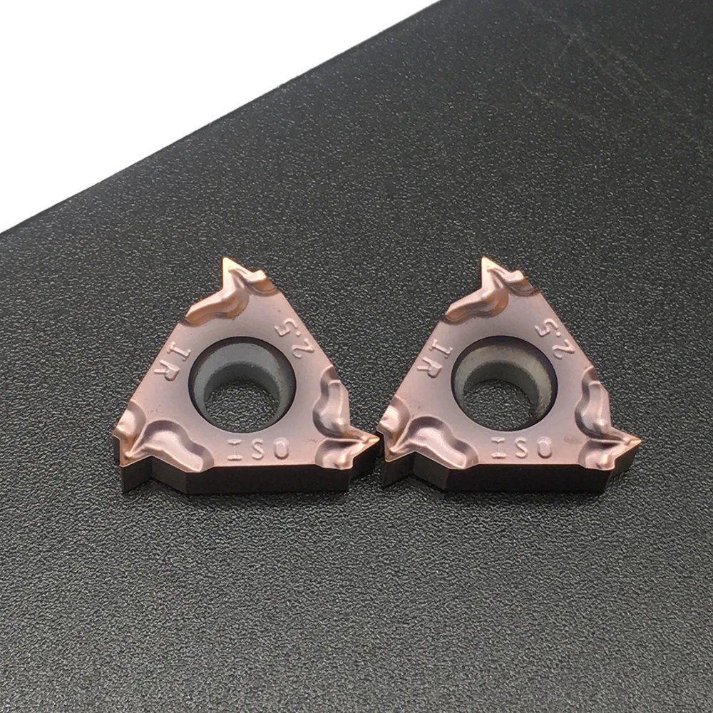 10PCS 16IR M 2.5 ISO FT1125 สแตนเลสและเหล็กชิ้นส่วนเครื่องกลึงสากลเครื่องมือ Toolholders เกลียวแทรก CNC