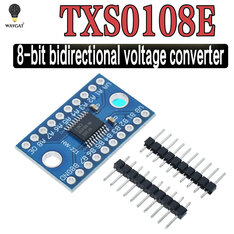 3.3V 5V TXS0108E 8 Channel Logic Level Bi-directional Converter Module   Mutual Convert Module TXS0108E