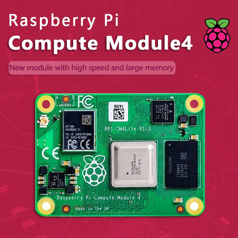 

Raspberry Pi Compute Module 4 CM4 1/2/4/8GB RAM eMMC Lite/8/16/32G CM 4 IO Board Wi-Fi&Bluetooth 5.0 4G KALI Ubuntu win10