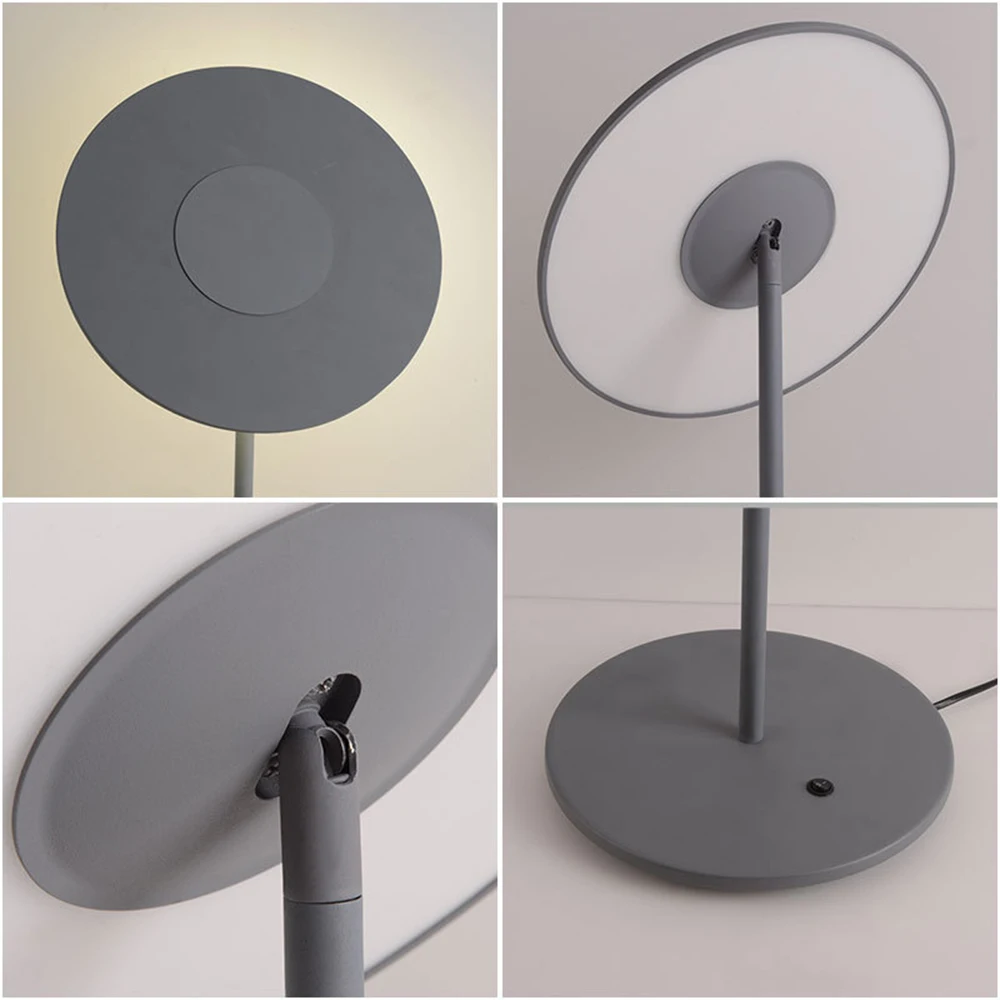 OURFENG Nordic Modern Table Lamp Simple Creative Design UFO Bedside Desk Light Home LED Decorative For Dining Living Room Office