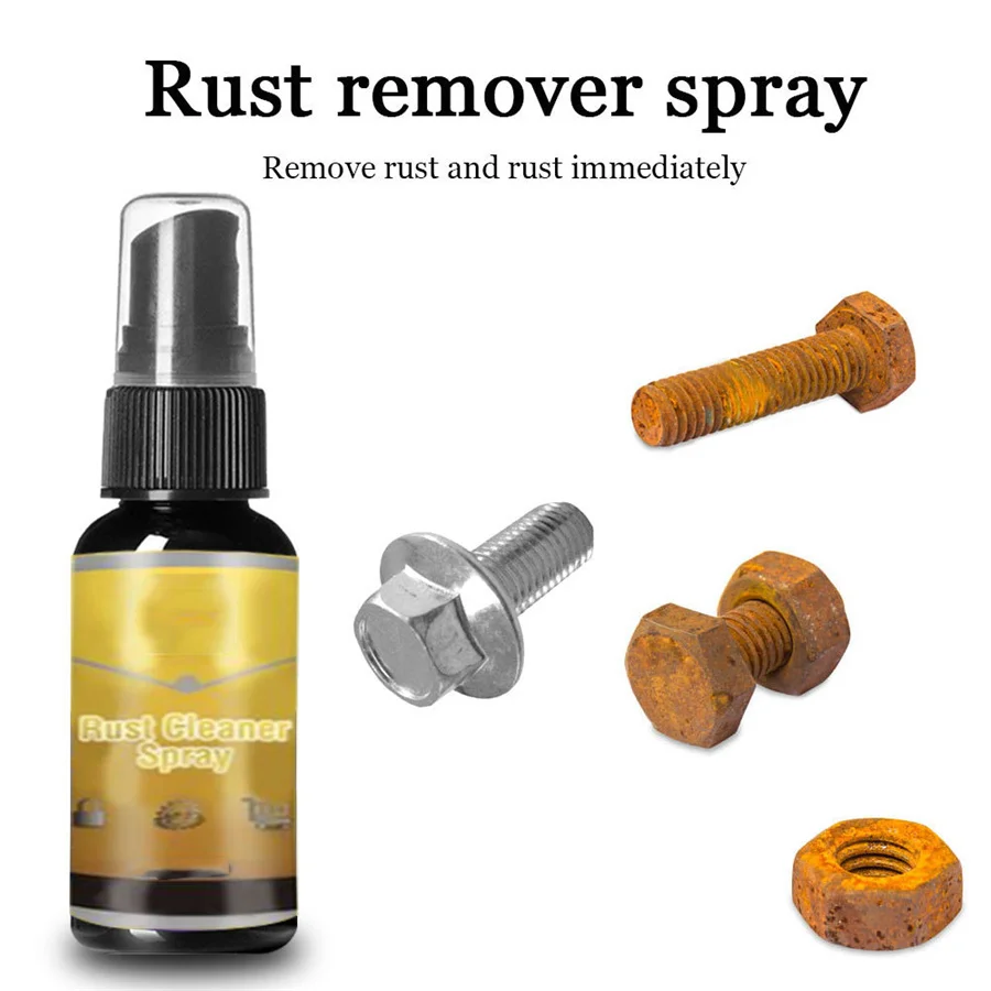 

2Pcs Car Parts Rust Cleaner Spray Wheel Hub Derusting Spray Rust Remover Accessory