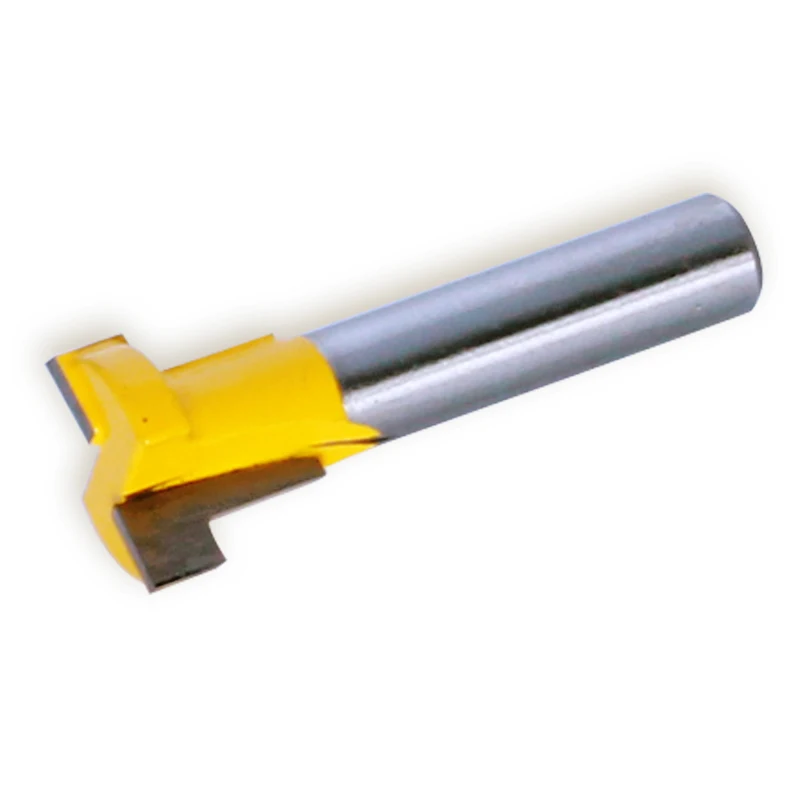 CHWJW 1PC 8mm Shank 3/8" Hex Bolt T Slot Router Bit