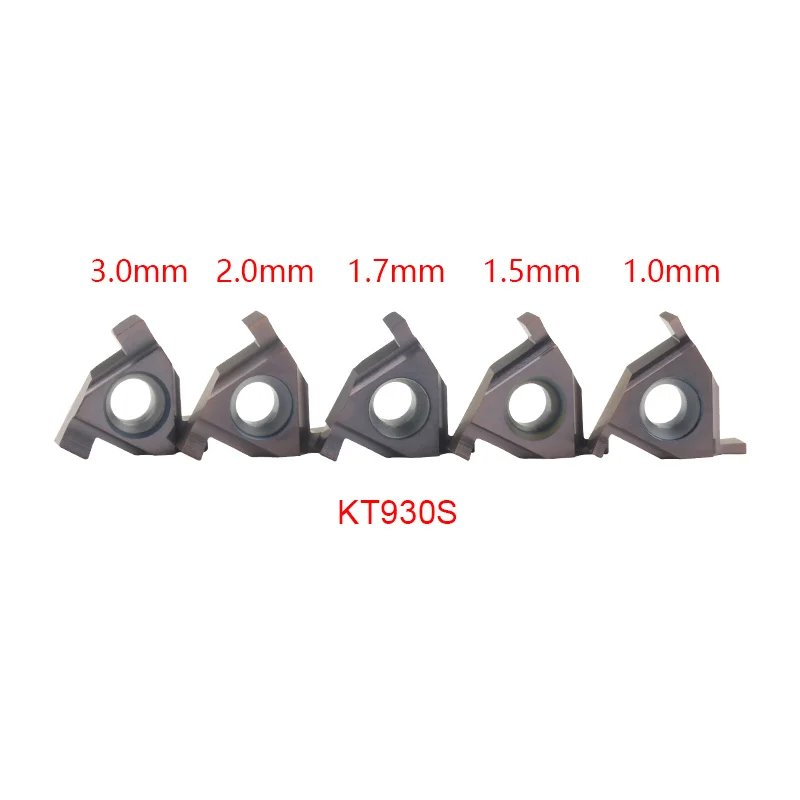 Imagem -04 - Sulco Freio Blades10 Pcs Caixa T16n70 100 125 150 175 200 250 300 T16e100 T16e150 175 200 Cnc Carboneto de Tungstênio Grooving Inserções T16n T16e