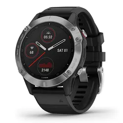 Fenix 6-Relógio inteligente GPS original para homens, calor e altitude ajustados, V02 Max, sensores de boi de pulso e treinamento, foco de carga