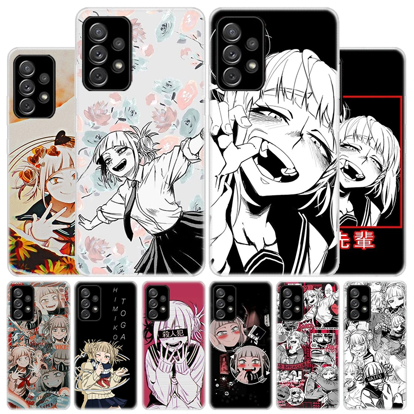 Anime Himiko Toga Waifu Cover Phone Case For Samsung Galaxy A51 A71 A50 A70 A40 A30 A20E A10 A41 A31 A21S A11 A01 A6 A8 + A7 A9