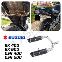 GSR400 GSR600 BK400 BK600 GSR BK 400 600 Modified Link Pipe Motorcycle Full Exhaust Muffler Escape System Slip-On