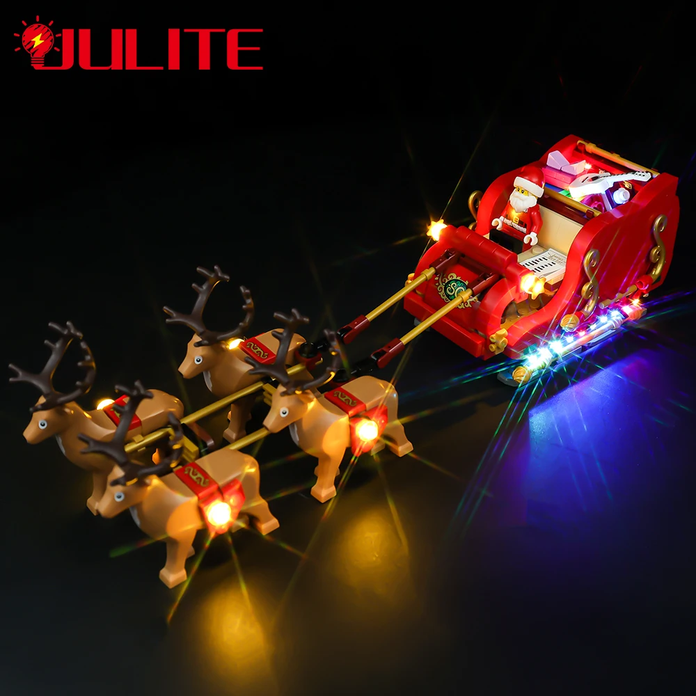 

LED Light Kit For 40499 Santa’s Sleigh Christmas Series Children's Gifts DIY Toy Set (Not Including Building Blocks)