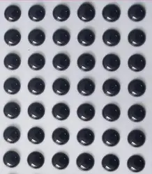 3mm 4mm 5mm 6mm All Black Color Fishing Eyes 3D Holographic Fish Lure Eyes for Crankbait Hard Bait  Unpainted Lures Fish Tackles