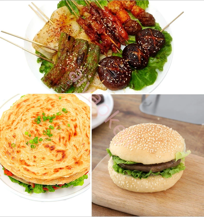 คู่มือ Meatloaf Burger กด Tortilla กด Maker แพนเค้กพาย Crepe Maker Hamburger Press Patty Maker