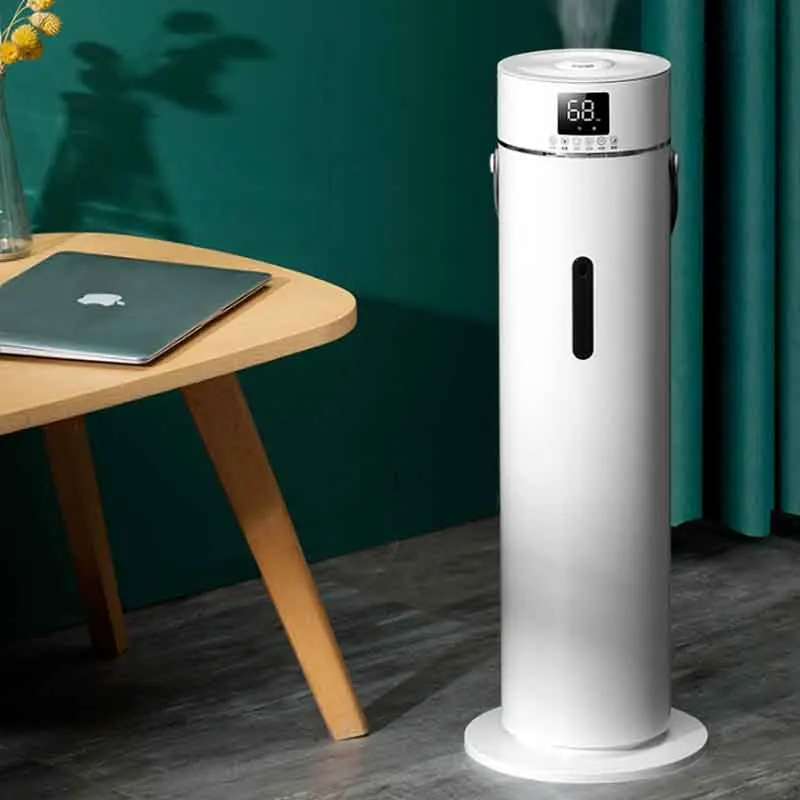 Humidifier Household Floor Mounted 9L Large Capacity Office Ultrasonic Mute Atomizer Air Cleaning Sterilizing Humidifier