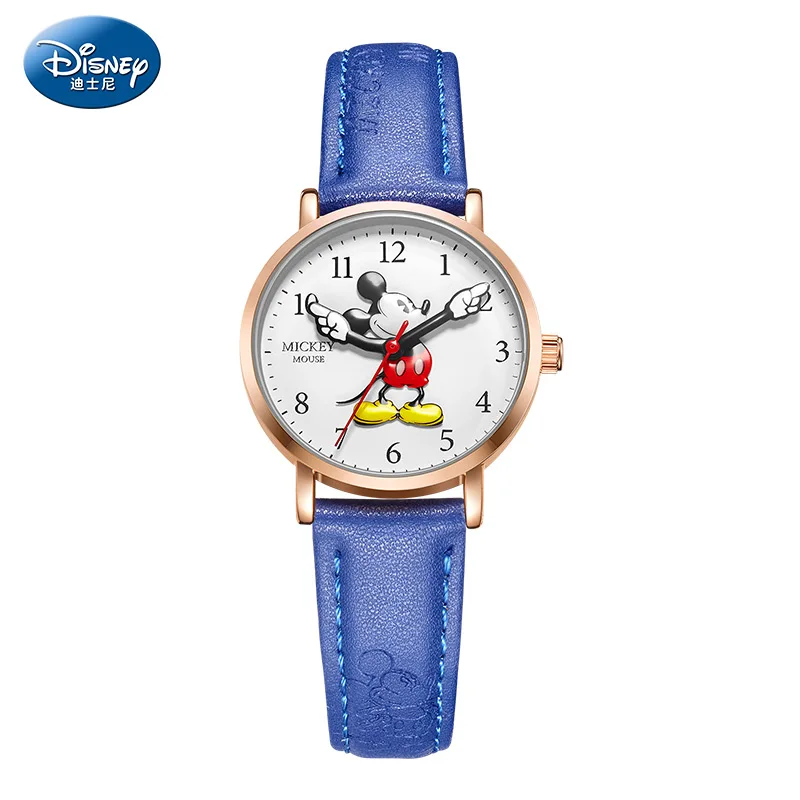 Disney Top Brand originale Mickey Minne Mouse bambino ragazzi ragazze quarzo nuovi orologi da polso orologi da regalo per studenti in Nylon impermeabili per bambini