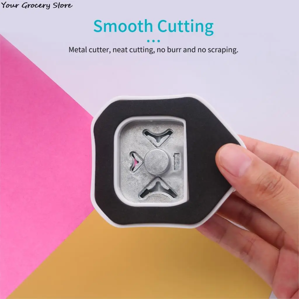 3-In-1 Mini Hoek Trimmer Corner Rounder Punch R4/R7/R10mm Ronde Hoek Trimmer Cutter voor Kaart Fotopapier Lamineren Zakjes