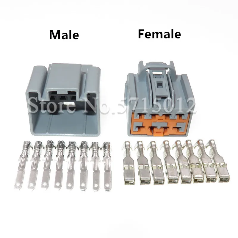 8 Hole 7282-3243-40 7283-3243-40 Electrical Connector Car Window Lifter Harness Plug Female Male Sockets For Ford