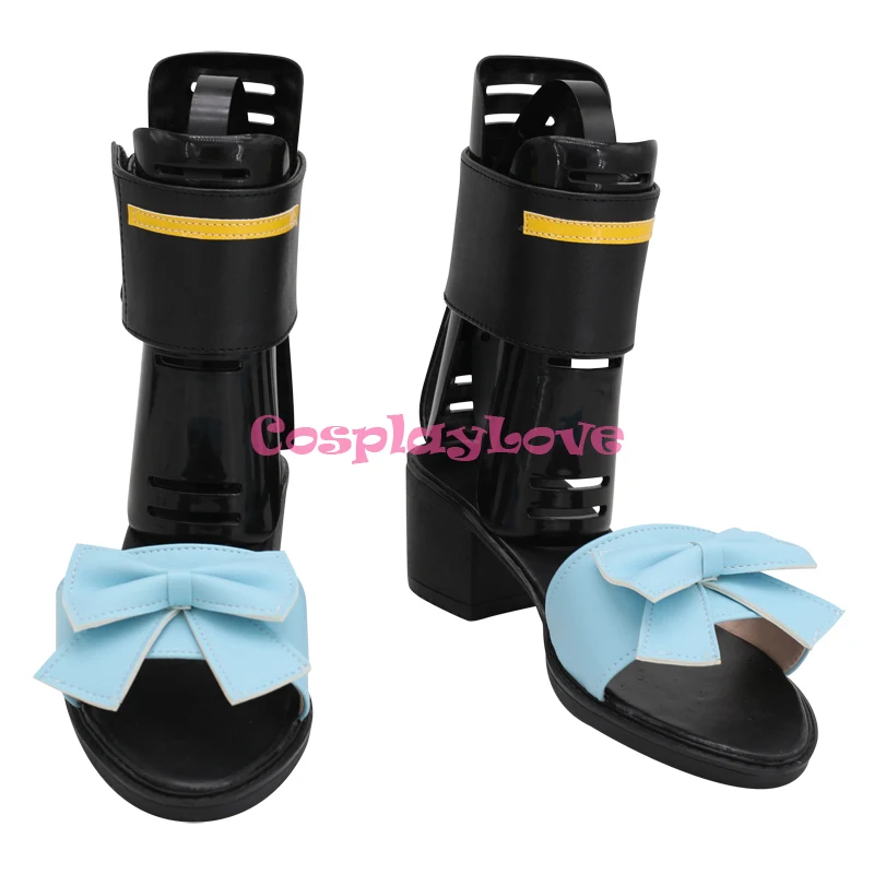 Princess Connect! Re:Dive Sasaki Saren Swimsuit Black Cosplay Shoes Long Boots Newest Custom Made For Female Male CosplayLove