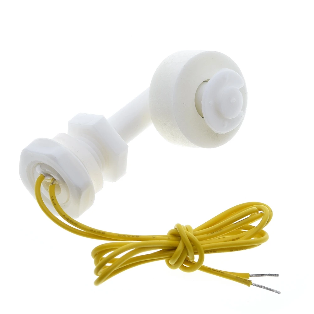 TZT Mini Float Switch Contains DC 220V Liquid Water Level Sensor Right Angle Float Switch for Fish Tank Switchs Sensors