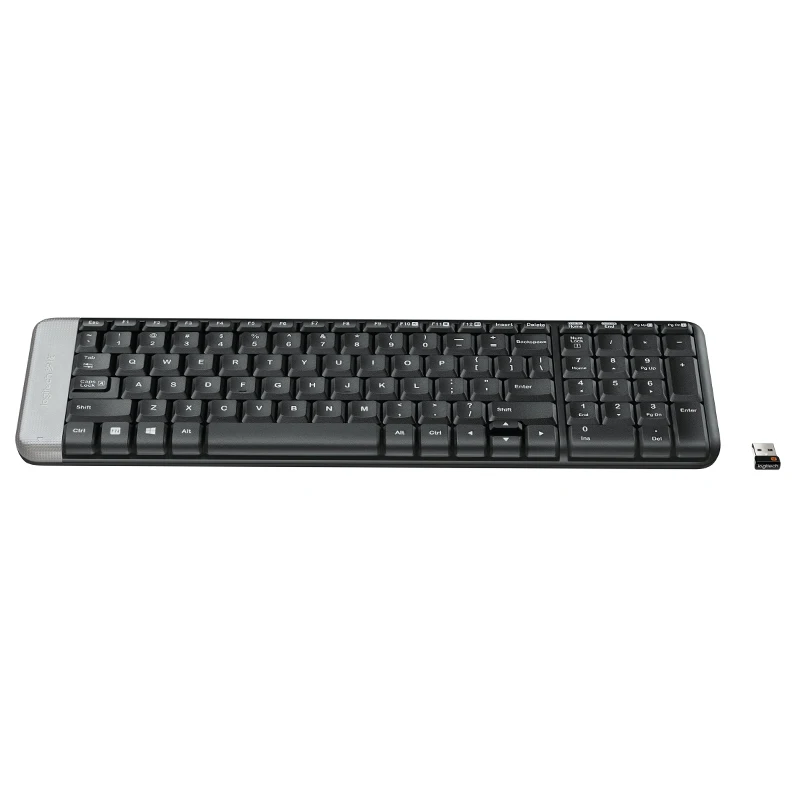 Original Logitech K230 Wireless Keyboard Standard Ergonomic Keyboard With wireless 2.4G receiver For Laptop PC Gamer Home Office